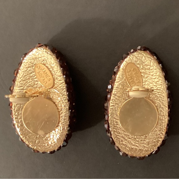 Vintage James Arpad Rhinestone Earrings - Picture 8 of 13